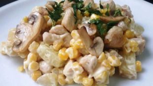Obrok salata od piletine i krumpira